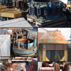 Symons 7' Standard & Shorthead Cone Crushers with Spares
